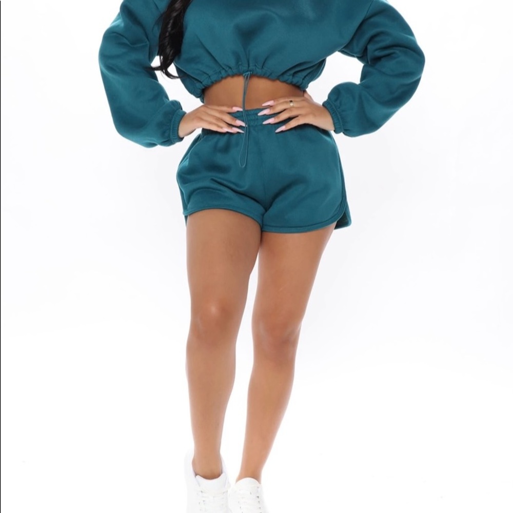 Fashion Nova Catch Up With Me Short Set